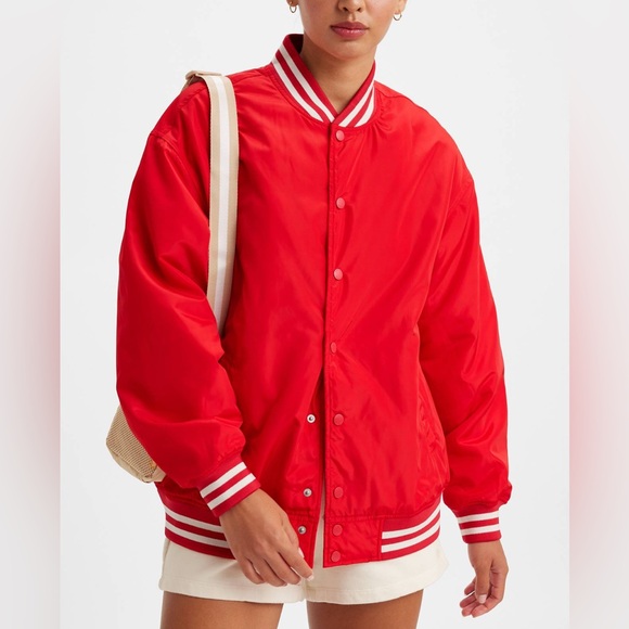 NWT - Levi's Gold Tab Women's Baseball Jacket - Size M - Picture 5 of 16